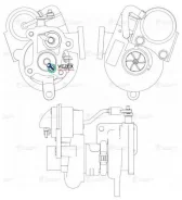 ��������������� Hyundai Santa FE (01-)/Tucson (04-) 2.0D (D4EA) (��� TD025M) Luzar LAT0871 LAT0871 ����