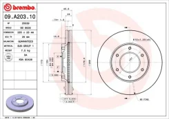 ���� ��������� 09a20310 Brembo 09A20310 ����