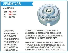������ �������� ������ Hyundai Krauf SBM0872 ����