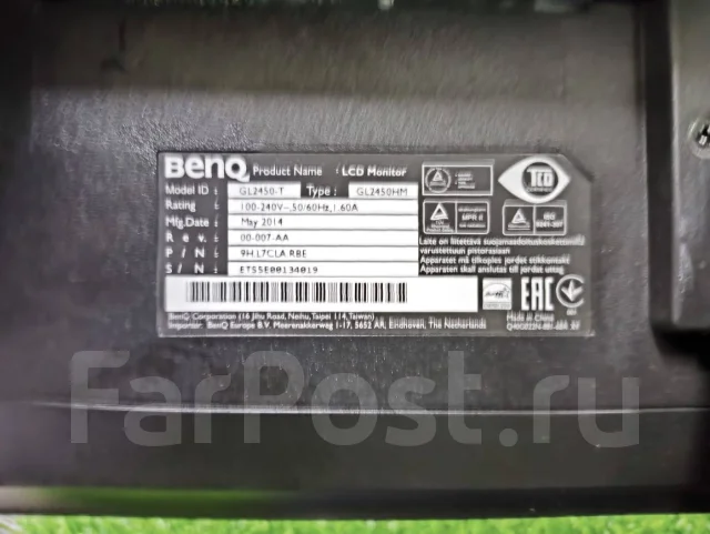 BenQ. 24", ���������� �� (LCD, LED, QLED) ����