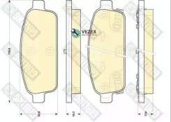 ������� ��������� Chevrolet Cruze 09-/Orlando 11-/OPEL Astra J 10- ������ Girling 6118449 6118449 ����
