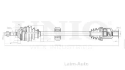 ������ � ����� �������� ������ Renault Symbol 00-, Clio II 98-, Kangoo 97- (����) CVJ10110 ����