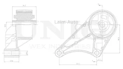 ����� ��������� �������� Opel Astra H 04-, Meriva B 10-, Zafira B 05- RMP15005 ����