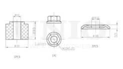 �������� ���� ������������� SsangYong Actyon I, II 05-, Kyron 05-, Rexton I, II 01- �/ RMP16201 ����