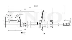 ����������� ������� �������� �������� ������ Toyota Matrix (ZZE13) 01- SAB10213 ����