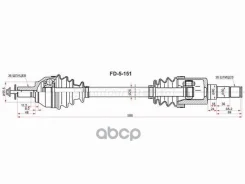 ������ � ����� Ford Focus 04-11 (�������/ �����) Sat ���. FD5151, ����� �������� FD5151 ����