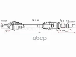 ������ � ����� Ford Focus 04-11 (�������/ ������) Sat ���. FD-5-152, ������ �������� FD5152 ����