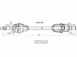 ������ � ����� Hyundai Solaris 17-22 / Kia Rio 16-20 (�������/ �����) Sat ���. HY-2-157, ����� �������� HY2157 ����