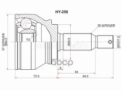 ���� (�������/ �����) Mitsubishi Outlander 05-22 Sat ���. HY-258, �������� HY258 ����