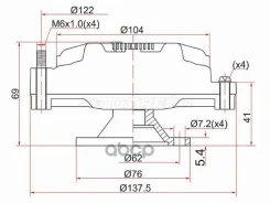 ���������� Toyota Corolla 79-87 / Carina 81-88 Sat ���. ST-16210-64020 ST1621064020 ����