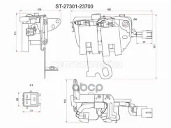 ������� ��������� Hyundai Elantra 00-09 / Sonata 98-13 G4BB; G4GB; G4GC Sat ���. ST-27301-23700 ST2730123700 ����