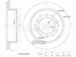 ���� ��������� (���) Toyota Land Cruiser Prado (J90, J120) 96-09 / Lexus GX 02-09 Sat ���. ST-42431-60200 ST4243160200 ����