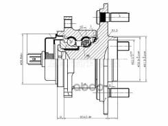 ��������� � ��������� ���� REAR WH, ABS Toyota Harrier / ZSU60W � ABS ST-42450-42040, ������ ST4245042040 ����