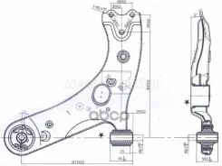 ����� �������� Toyota Avensis (T270) 08-11 / Corolla 06-19 (�������/ �����) Sat ���. ST-48069-12300, ����� �������� ST4806912300 ����