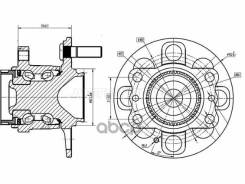 ��������� ���� Hyundai Solaris 10-22 / Kia Rio 11-17 (ABS/ ������=�����/ �����) Sat ���. ST-52750-0U000, �����/������ ������ ST527500U000 ����