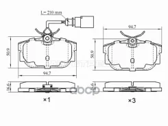 ������� ��������� (�����) Volkswagen Transporter 90-03 Sat ���. ST-28-0030, ������ ST280030 ����