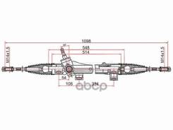 ����� ������� Toyota Corolla (E120) 00-07 / Corolla Fielder 00-06 (����� ����) Sat ���. ST-45510-02070 ST4551002070 ����