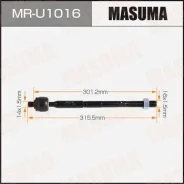 ������� ���� Masuma FORD Focus 11-15 MR-U1016 MRU1016 ����