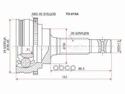 ���� (�������/ �����) Toyota Caldina (T190) 92-02 / Camry Japan 86-98 Sat ���. TO-015A, �������� TO015A ����