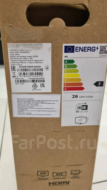 AOC. 27", ���������� �� (LCD, LED, QLED) ����