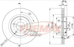 ���� ��������� �������� Mitsubishi ASX 10-. Outlander II 06-12, Outlander III 12-, Peugeot 4008 12-, Citroen C4 12- Fremax ���. BD4644 BD4644 ����
