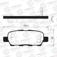 ������� ��������� �������� AV1041 ��� Nissan ������ ������������� Avantech ����� 44060-8H385 44060-AL585 44060-AL586 44060-AM485 44060-CB10J55780-77K0...