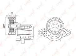 ����� �������� ���������� ����� Renault K7J K7M K4M Logan I LS0# -09/09 LS1Y -11/12 Sandero I BS11 BS12 -09/09 BS1Y -11/12 Duster HSA# -12/11 Lynxauto...
