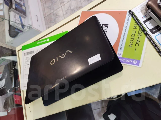 Sony VAIO. 15", ��� 6 ��, ���� 500���, WiFi: 1, Bluetooth: 1 ����