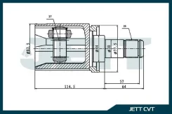 ���� ���������� JETT V40-5021 V405021 ����