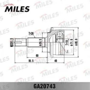 ���� �������� Toyota Yaris KSP90/NLP90/NSP90/SCP90 05-11 GA20743 Miles GA20743 GA20743 ����