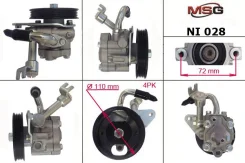 ����� �������������� Nissan Murano Z50 03-/Teana I (J31) 03-08 [178Msgni028] NI028 ����