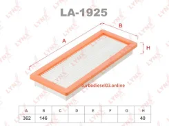 ������ ��������� Lynxauto LA1925 LA1925 ����