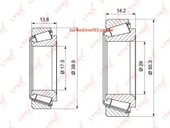 ��������� ������� ������ �-� 2��. ��� Lynxauto WB1124 WB1124 ����