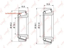 ��������� ������� ������ �-� 2��. ����� Lynxauto WB1378 WB1378 ����