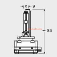  D3S 42V 35W PK32d-5 Xenarc Original   / () 1 . Osram 66340 66340 