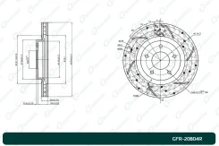 ���� ��������� ��������������� ������������� G-brake GFR-20804R ������ G-Brake GFR20804R GFR20804R ����