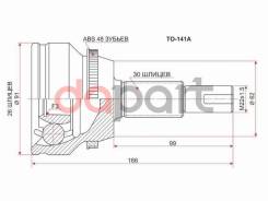   Toyota Camry 2GR-FE GSV40 6AT 06-/Lexus ES240/350 SAT TO-141A TO141A 