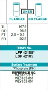 ������ (�-� 4��) WL Bongo, MPV 95-05, SEMI Finished AND Flanged Teikin LSF42185 LSF42185 ����