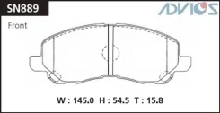 �������� ��������� ������� Advics �������� SN889 SN889 ����