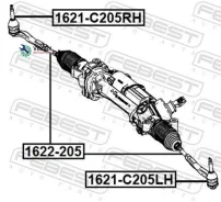 ���� ������� OPEL Insignia 17- ���/����. (��� �����������) Febest 1622205 1622205 ����