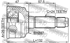 ���� �������� 26x47x24 | ����� ����/��� | 0110075 ����