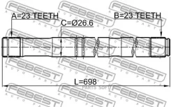 ������� 23x698x23 | ����/��� | 0112ZZT251RH ����
