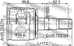 ���� ���������� 25x32x25 | ����� ��� | 0411V43LH ����