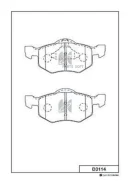 ����� ������� D3114H ������� ��������� �������� �������� FORD Maverick 03- D3114 D3114 ����