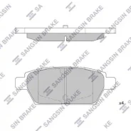 ������� �������� �. Ford Fusion, Mazda 6 06, Lincoln MKZ 07 SP1476SNS PGD1161C [GPYB2648Z] ! Sangsin Brake SP1476 SP1476 ����