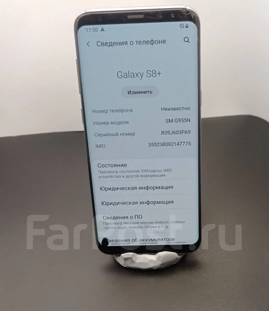 Samsung Galaxy S8+. �/�, 64 ��, �����������, 4G LTE ����