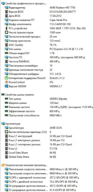 Radeon HD 7750 ����