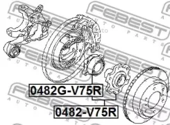 ���������� ������� ������ Mitsubishi Pajero III 01 �-�� 0482GV75R ����