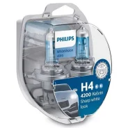 ����� Philips H-4 12v-60/55w (+w5w) P43t �������� whitevision Ultra 12342wvUSM Philips 12342WVUSM ����