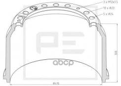 .  !410X220/234 H=300 D=298/335 N10x23 Omn Man Tga/Nl/Ng/Sl/M2000/F90/F2000 PE Automotive . 03640300A 03640300A 